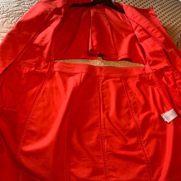 Michael Kors Summer Dress size 12 Bright Red/Orange - Picture 7 of 13